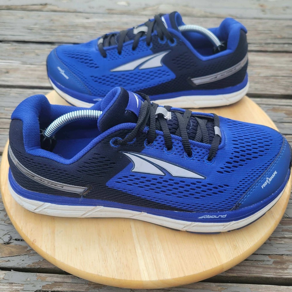 Altra Instinct 4 Mens 8.5 US Blue Black Zero Drop Running Shoes Gym AFM1735F-3